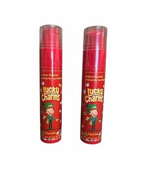 Hismile Lucky Charms Cereal Flavor Toothpaste 2.1oz EXP 5/2027, 2 Pack